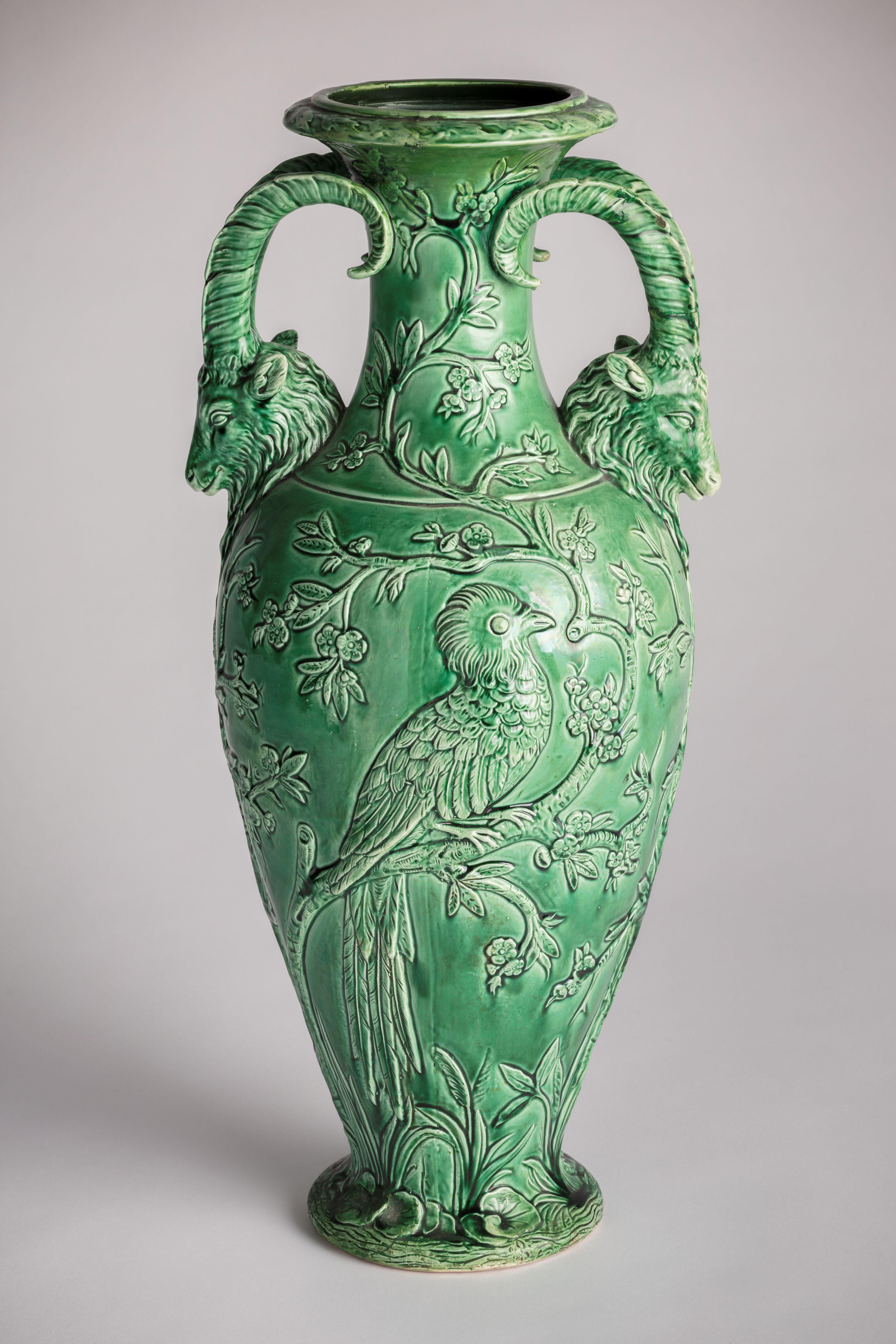 Glaserad majolikakruka