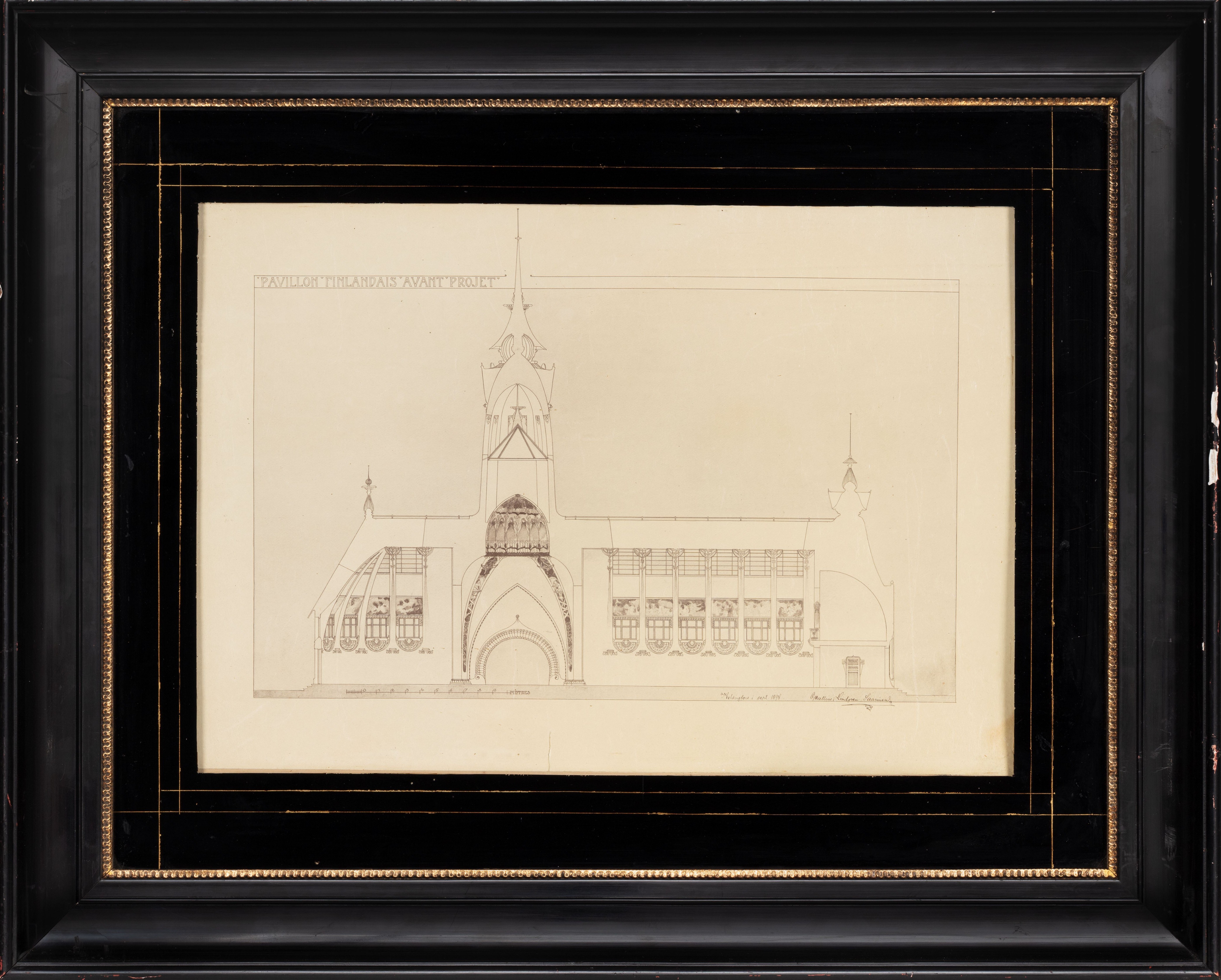 Fotografi av byggnadsritning