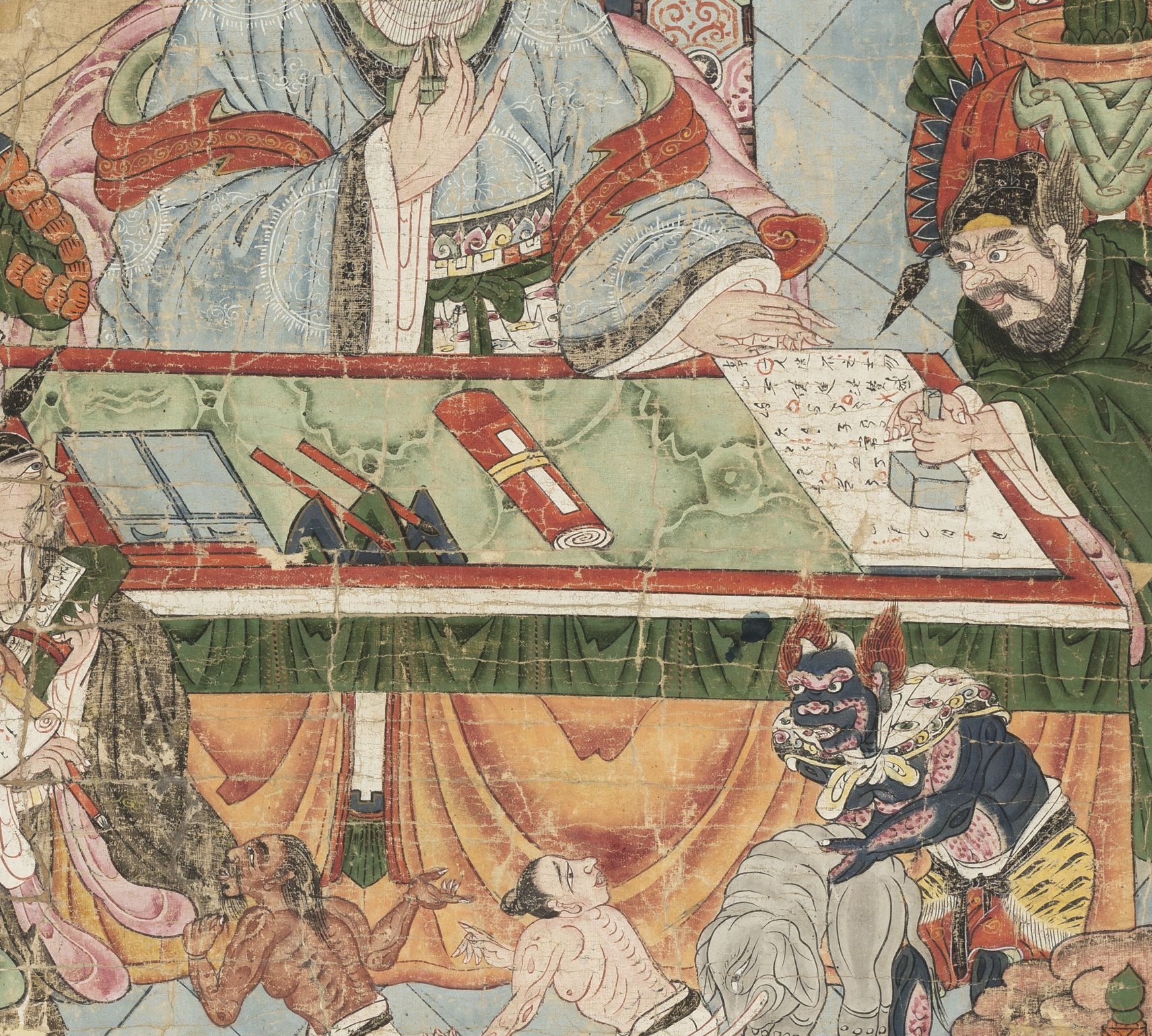 King’s desk and chair